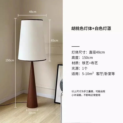 Lampadaire en bois au design nordique japonais Wabi-sabi — LZ4X9T1