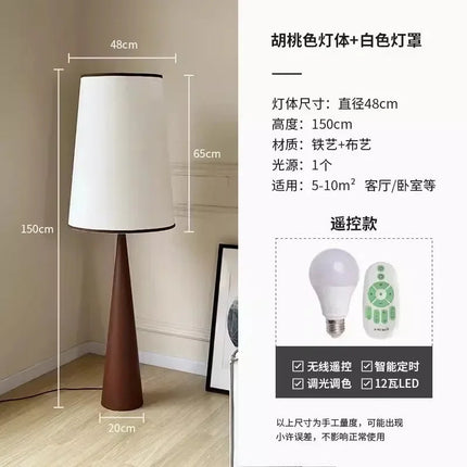 Lampadaire en bois au design nordique japonais Wabi-sabi — LZ4X9T1
