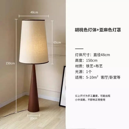 Lampadaire en bois au design nordique japonais Wabi-sabi — LZ4X9T1