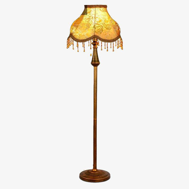 Lampadaire LED sur pied avec abat-jour en tissu — LZ4X9P