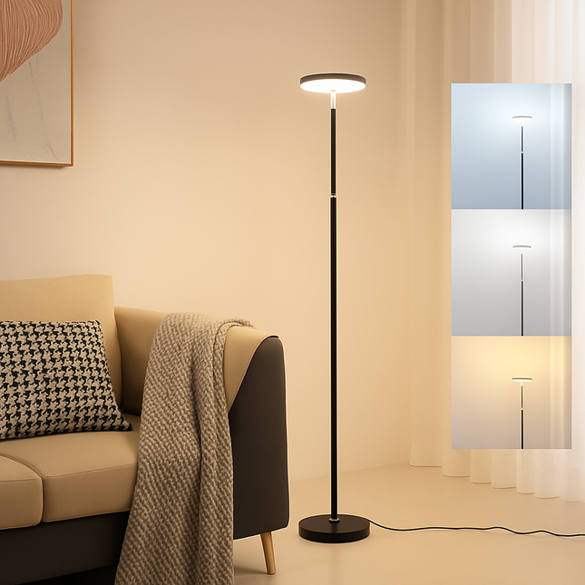 Lampadaire LED au design nordique moderne et minimaliste — LZ4X9P