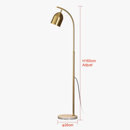Lampadaire LED design nordique à éclairage réglable moderne — LZ4P9XQ