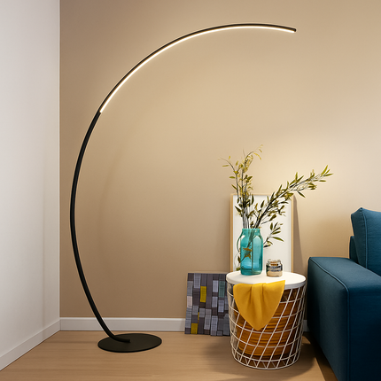 Lampadaire LED contemporain en arc — LZ7FQ2