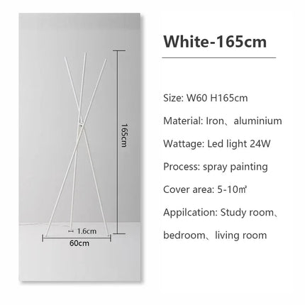 Lampadaire LED moderne pour ambiance créative — LZ4X9P2