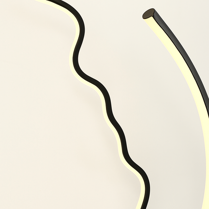Lampadaire LED design visage humain style nordique — LZ4X9T2
