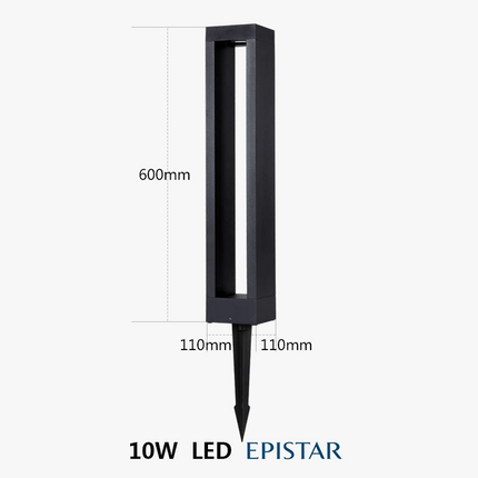 Lampadaire LED étanche pour jardin et éclairage extérieur — LZ4X9T