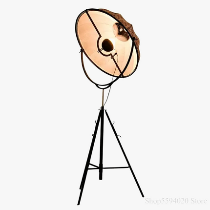 Lampadaire trépied LED réglable forme satellite style loft — LZ4X9P2