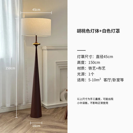 Lampadaire design japonais minimaliste en fer pour intérieur — LZ4X9Q2B