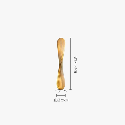 Lampadaire design moderne courbé pour éclairage élégant — LZ4X9Q