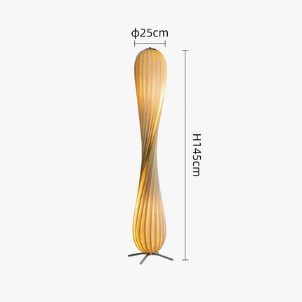 Lampadaire design moderne courbé pour éclairage élégant — LZ4X9Q