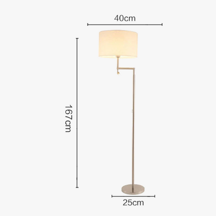Lampadaire LED en acier inoxydable au design moderne et élégant — LZ4X9T