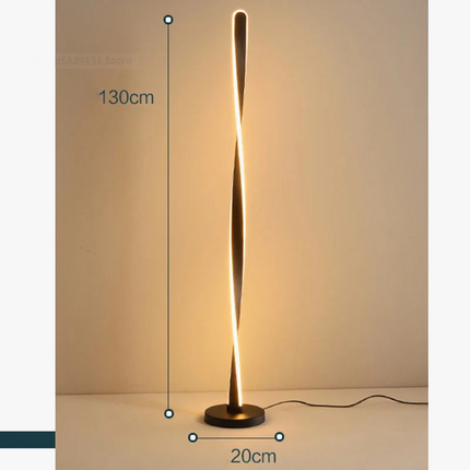Lampadaire moderne en aluminium avec éclairage LED ajustable — LZ4T9XQ