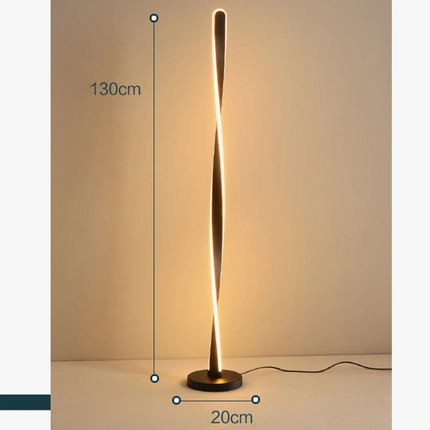 Lampadaire moderne en aluminium à intensité variable pour intérieur — LZ4Q9T
