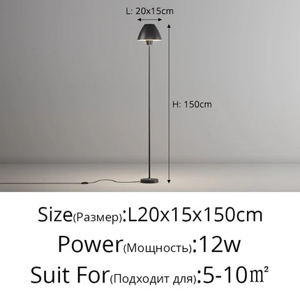 Lampadaire sur pied moderne en fer forgé avancé — LZ4X9T1