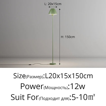 Lampadaire sur pied moderne en fer forgé avancé — LZ4X9T1