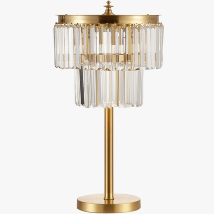 Lampadaire en verre et cuivre pour hôtel et bureau — LZ4X9T