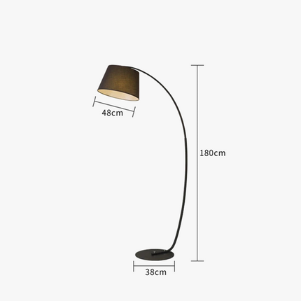 Lampadaire nordique haut de gamme pour éclairage raffiné — LZ4P7XQ