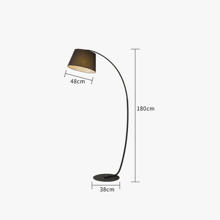 Lampadaire nordique haut de gamme pour éclairage raffiné — LZ4P7XQ