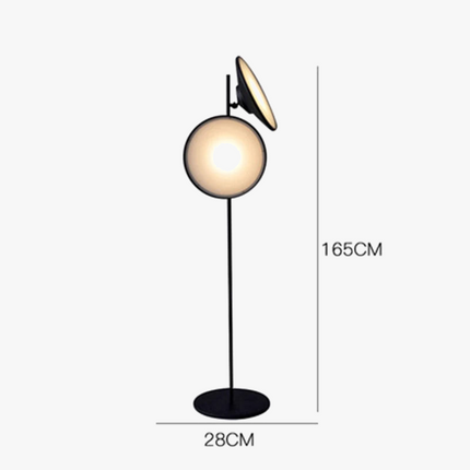 Lampadaire double tête en fer style nordique moderne — LZ4P9XQ