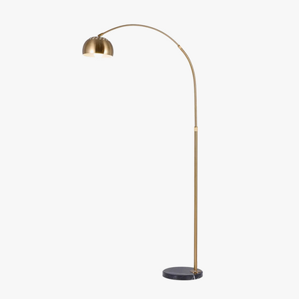 Lampadaire LED nordique en fer avec base en marbre — LZ4T9XQ