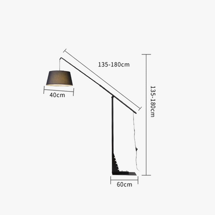 Lampadaire moderne au design nordique pour intérieur élégant — LZ4X9M