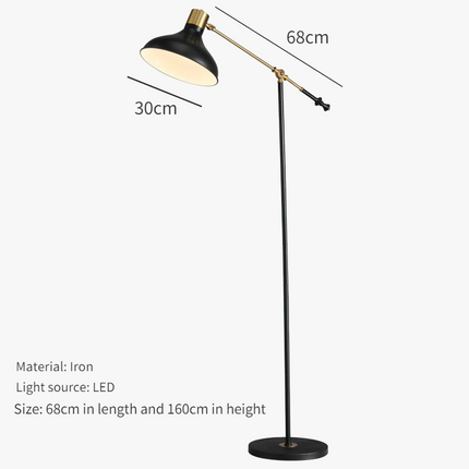 Lampadaire rétro simple pour usage intérieur et extérieur — LZ4X9T