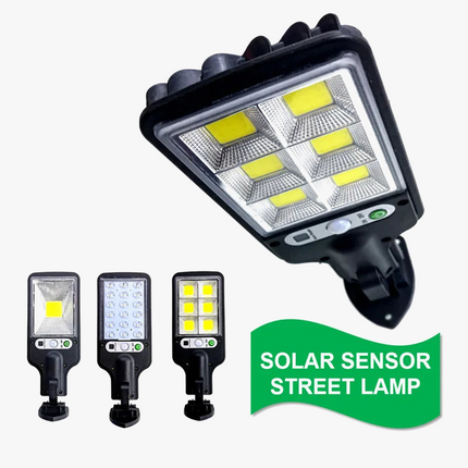 Lampadaire solaire extérieur avec télécommande et détecteur de mouvement — LZ4X9P2