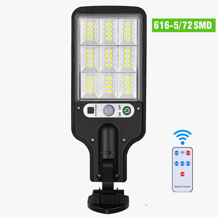 Lampadaire solaire extérieur avec télécommande et détecteur de mouvement — LZ4X9P2