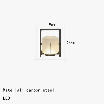 Lampadaire solaire en acrylique pour intérieur et extérieur moderne — LZ4X9P