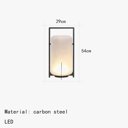 Lampadaire solaire en acrylique pour intérieur et extérieur moderne — LZ4X9P