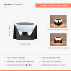 28CM-Charge Solaire / 3-5W / CHINE