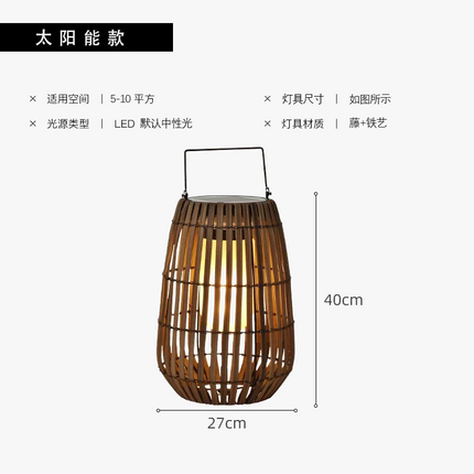 Lampadaire solaire étanche pour éclairage extérieur et jardin — LZ4T9QJ2