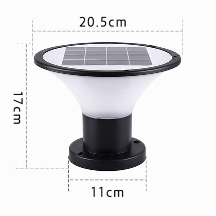 Lampadaire solaire étanche pour éclairage extérieur et jardin — LZ4X9Q2