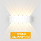 Blanc 10W / Chaude 3000K | Aluminium étanche