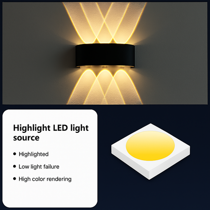 Applique murale LED étanche IP65 pour intérieur et extérieur 4W-10W — LZQ7F2M
