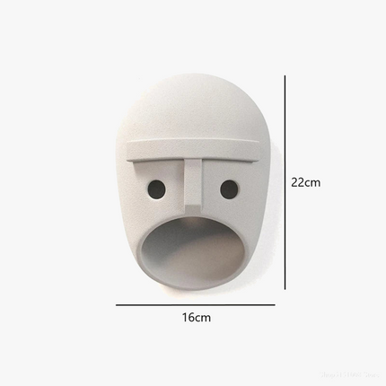 lampe de applique murale led moderne et créative en résine