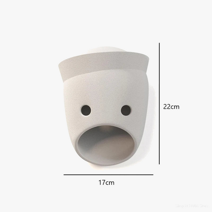lampe de applique murale led moderne et créative en résine