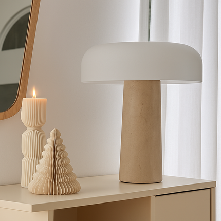 Lampe de bureau design champignon en marbre moderne — LZ4X9Q7F