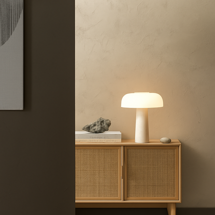 Lampe de bureau design champignon en marbre moderne — LZ4X9Q7F