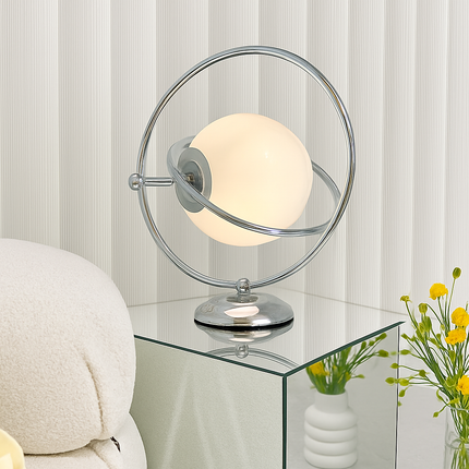 Lampe de bureau italienne en verre rotative design — LZ4XJ9