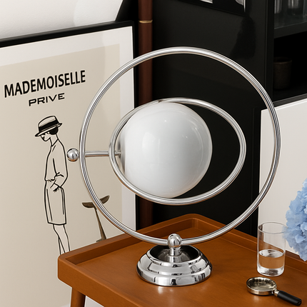 Lampe de bureau italienne en verre rotative design — LZ4XJ9