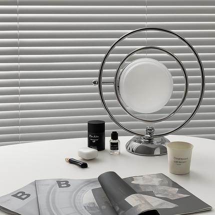 Lampe de bureau italienne en verre rotative design — LZ4XJ9
