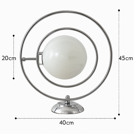Lampe de bureau italienne en verre rotative design — LZ4XJ9