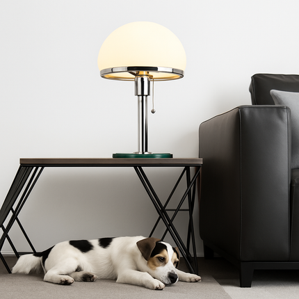Lampe de bureau LED design en acier inoxydable Wilhelm Wagenfeld Bauhaus — LZ7D4X