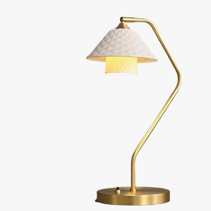 Lampe de bureau design en céramique et cuivre à angle réglable — LZ4X9P