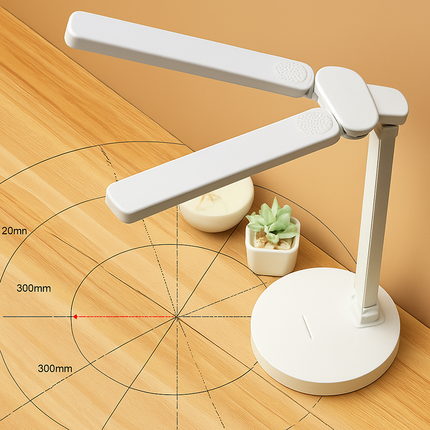 Lampe de table LED tactile rechargeable à 3 niveaux avec veilleuse et protection yeux — LZ4X9M