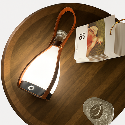 Lampe de bureau LED design bouteille en verre pour intérieur et extérieur — LZ4X9P