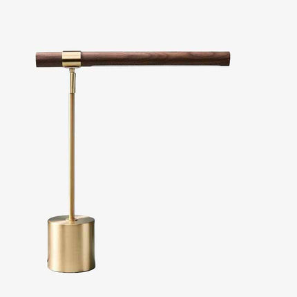 Lampe de table LED design dorée pour bureau ou chevet — LZ4X9P2