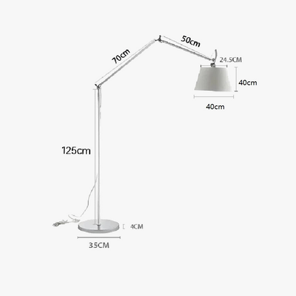 Lampe de bureau pliante à bras long style industriel — LZ4X9M