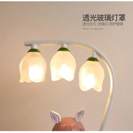 Lampe de bureau enfant design lapin princesse mignon — LZ4T9Q2